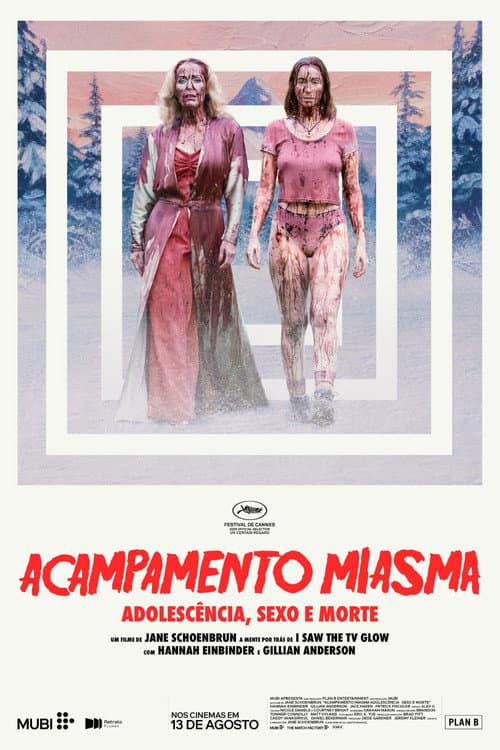 Capa de Acampamento Miasma: Adolescência, Sexo e Morte